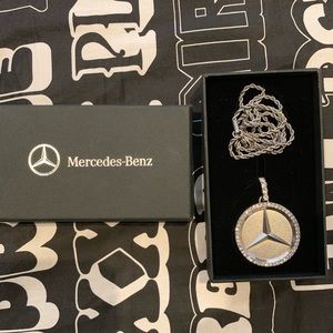 Mercedes Benz Pendant and Chain